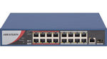 Load image into Gallery viewer, HIKVISION 16 Port PoE Switch (DS-3E0318P-E/M)