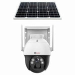 Load image into Gallery viewer, Trueview 4G Sim 4Mp PTZ Solar Sim CCTV Camera with Solar Panel, Surveillance for Agriculture, Remote Area & Construction Site Trueview