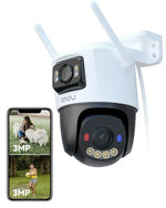 Load image into Gallery viewer, Imou 3MP+3MP 1296p Dual Lens CCTV Camera Home Outdoor, Pan-Tilt Wi-Fi Camera IMOU