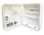 Load image into Gallery viewer, PVC Rack for Mini DVR and PoE Switch (Indoor / Outdoor) CP PLUS