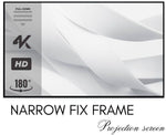 Load image into Gallery viewer, Elcor, Silver3D Narrow Fix frame screen 100-inch Diagonal In 16:10 Aspect Ratio, 3D/4K technology