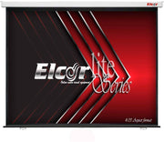 ELCOR Manual Wall series No-Auto lock System,4:03 Ratio, 8ft.height x 10ft.width 150 Inch Diagonal in HD,3D,4K technology Elcor