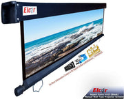 Elcor Manual Wall Projector Screen With No-autolock, Black Series ELITE SCREEN