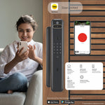 Load image into Gallery viewer, Yale Luna Pro+ Smart Lock with Face scan technology, Fingerprint, PIN, RFID and Manual Key (Bluetooth Module and Wifi Bridge Included)
