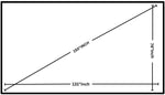 Load image into Gallery viewer, Elcor, Silver3D Narrow Fixed frame screen 150-inch Diagonal In 16:9 Aspect Ratio, 3D/4K technology