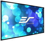 Load image into Gallery viewer, Elite Screens AR92H2-A1080P4K - 92 Inches Edge Free Cine Acoustic Pro 1080P Full HD Fixed Transparent Perforated Frame Home Theatre Projection Screen ELITE SCREEN