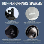 Load image into Gallery viewer, Polk Audio Vs 255-crt Vanishing Rt Series two-way Center Channel In-wall Speaker(each) Polk Audio