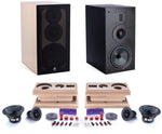 Load image into Gallery viewer, HiVi-Swans DIY 3 Way Passive Bookshelf Speakers Pair HIVI