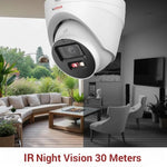Load image into Gallery viewer, CP Plus 4MP Dual Light Dome Indoor IP Camera | Dual Light Night Vision | STQC | Built-in Mic & Speaker | CP-UNC-DA41L3B-D-LQ