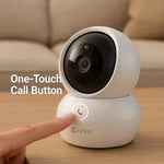 Load image into Gallery viewer, EZVIZ by Hikvision H6c Pro 2K+ (4MP) Wi-Fi Camera|Colour Night Vision|Two-Way Calling Security Camera HIKVISION
