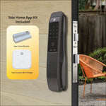 Load image into Gallery viewer, Yale YMI 70 MB- A Series, Push Pull Smart Lock, Matt Black Yale