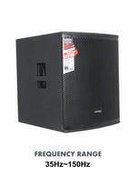 Load image into Gallery viewer, Hawk VIBE 115A 2200 Watts 15 inches Active Subwoofer Hawk