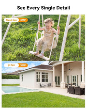 Imou 3MP+3MP 1296p Dual Lens CCTV Camera Home Outdoor, Pan-Tilt Wi-Fi Camera