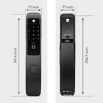 Load image into Gallery viewer, Yale YMI 70 MB- A Series, Push Pull Smart Lock, Matt Black Yale