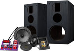 Load image into Gallery viewer, HiVi-Swans DIY 3 Way Passive Bookshelf Speakers Pair HIVI