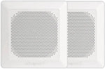 Load image into Gallery viewer, Artsound DC84 Waterproof, Square 100W 2-Way Inwall Loudspeakers Artsound
