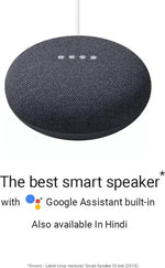 Load image into Gallery viewer, Google Nest Mini (2nd Gen) Smart Assistants Black Google