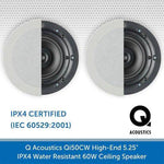 Load image into Gallery viewer, Q Acoustics Q Install Qi 50cw Weatherproof Ceiling Speaker (pair) With Latest technology Q-Acoustics
