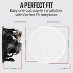 Load image into Gallery viewer, Polk Audio Vs80 F/x-rt In Ceiling Speaker 2 Way Round Surround Speaker(pairs)