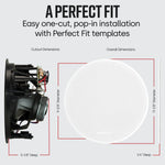 Load image into Gallery viewer, Polk Audio Vs80 F/x-rt In Ceiling Speaker 2 Way Round Surround Speaker(pairs) Polk Audio