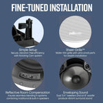 Load image into Gallery viewer, Polk Audio Vs80 F/x-rt In Ceiling Speaker 2 Way Round Surround Speaker(pairs)