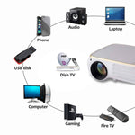 Load image into Gallery viewer, Egate L9 Pro-max Projector For Home 4k, Full Hd 1080p Native 690 Ansi 7500 Lumens