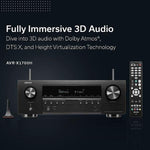 Load image into Gallery viewer, Denon Avr-x1700h 7.2-channel 8k Av Receiver With Heos technology Denon