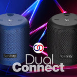 Load image into Gallery viewer, Infinity (jbl) Fuze 100 Waterproof Portable Bluetooth Speaker Black