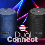 Load image into Gallery viewer, Infinity (jbl) Fuze 100 Waterproof Portable Bluetooth Speaker Black Infinity