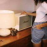 Load image into Gallery viewer, Marshall Woburn Ii Wireless Bluetooth Speaker With Iconic Marshall Design White Marshall