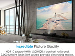 Load image into Gallery viewer, Optoma Cinemax P1 ultra Short throw 4k Laser Home Cinema Projector Optoma