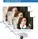 Load image into Gallery viewer, Egate L9 Pro-max Projector For Home 4k, Full Hd 1080p Native 690 Ansi 7500 Lumens