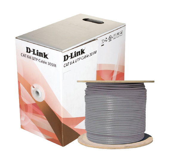 D-Link Cat6A UTP 23AWG Solid Copper Cable (305m)