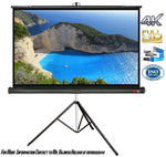 Load image into Gallery viewer, Elcor 120 Inch 6ft By 8ft Hd tripod Projector Screen