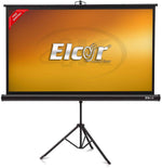 Load image into Gallery viewer, Elcor 4ft By 6ft 84 Inch tripod Projector Screens