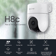 EZVIZ by Hikvision | 4MP Outdoor Pan/Tilt Wi-Fi Camera