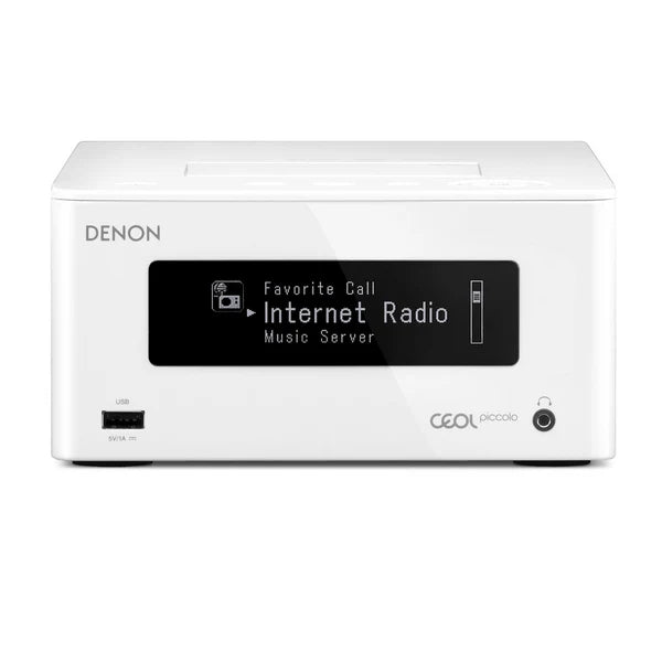 Denon CEOL Piccolo DRA-N5 - Network Stereo Receiver (White)