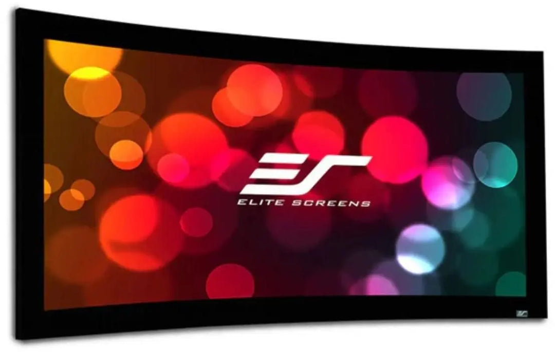 Elite Screens CURVE200WH1 Lunette Series - 200 Inches CineWhite Curve Fixed Frame Projection Screen ELITE SCREEN