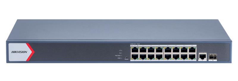 HIKVISION 16 Port Giga Managed PoE Switch (DS-3E1518P-EI/M)