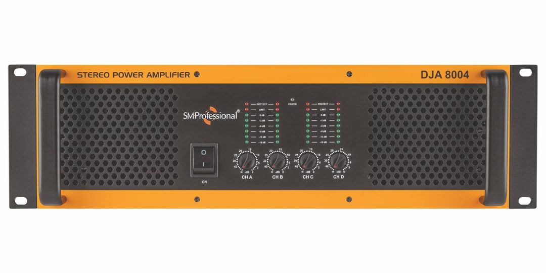 Studiomaster Professional DJA 8004 4-Channel Power Amplifier