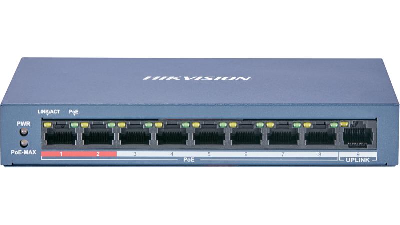 HIKVISION 8 Port PoE Switch (DS-3E0109P-E/M)