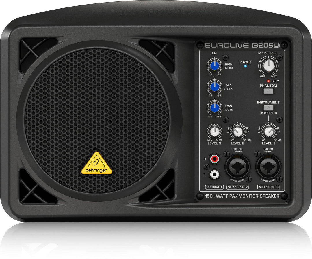 Behringer B205d ultra-compact 150w Pa/monitor Speaker System