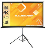 Load image into Gallery viewer, ELCOR Tripod/Portable Indoor-Outdoor Projection Screen