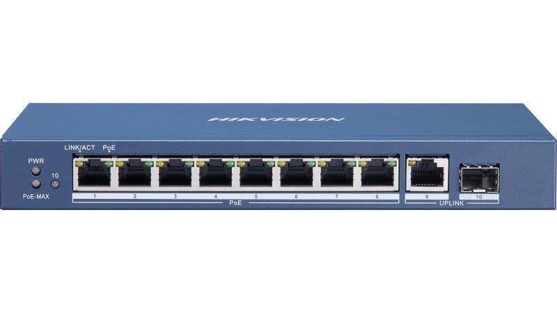 HIKVISION 8 Port Giga PoE Switch (DS-3E0510P-E/M)