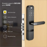 Load image into Gallery viewer, Yale Zuri Smart Lock (Black) with Smart video door bell