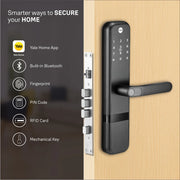 Yale Zuri Smart Lock (Black) with Smart video door bell