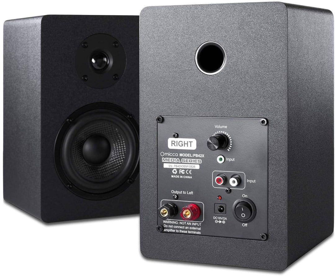 Micca ON3 Powered Bookshelf Speakers