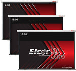 Load image into Gallery viewer, ELCOR Manual Wall series No-Auto lock System,4:03 Ratio, 8ft.height x 10ft.width 150 Inch Diagonal in HD,3D,4K technology
