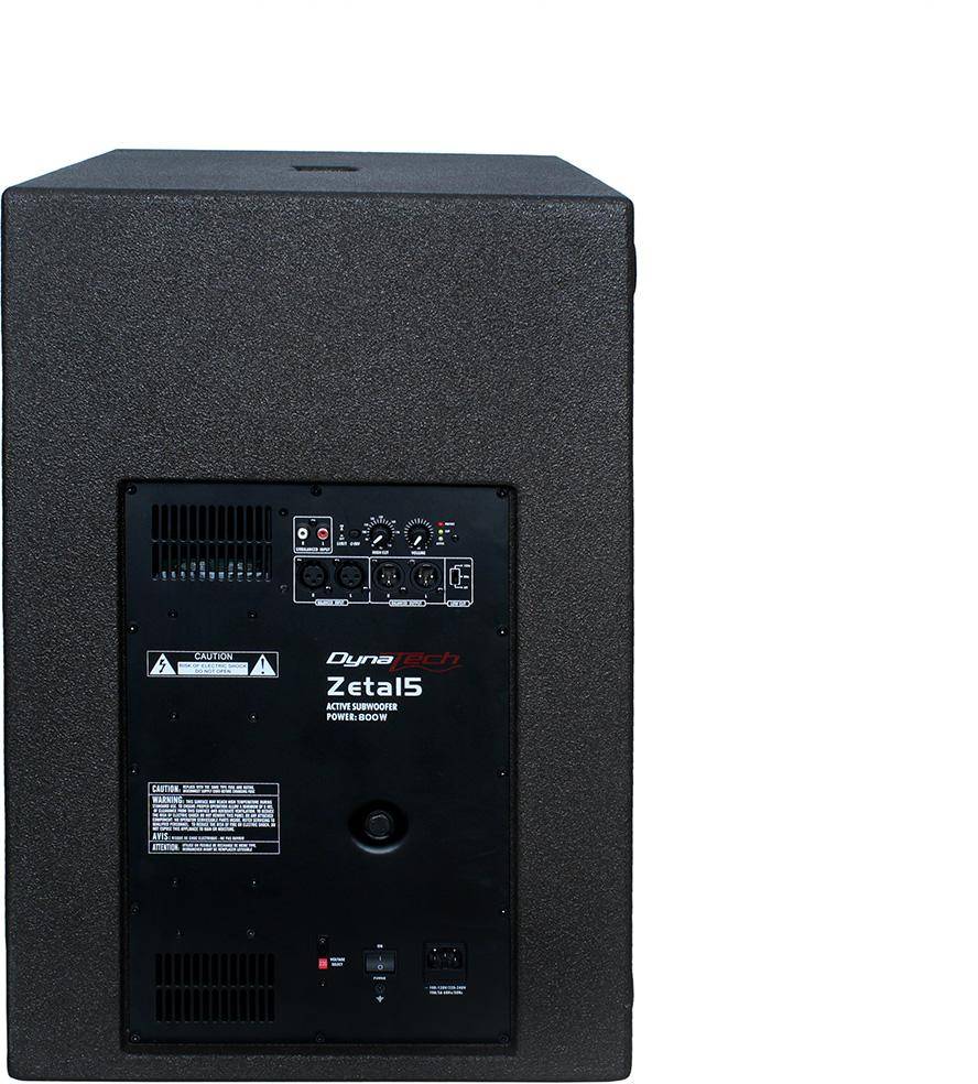 Dynatech Zeta15t Active 15-inch 800w Subwoofer