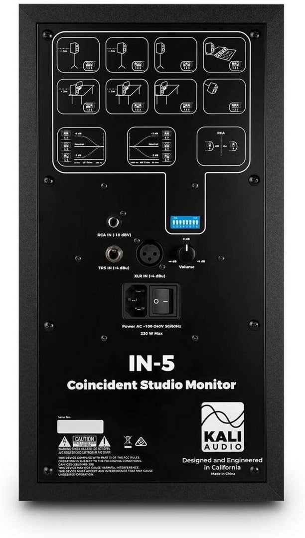 Kali Audio In-5 5-inch Powered Studio Monitor - Pair